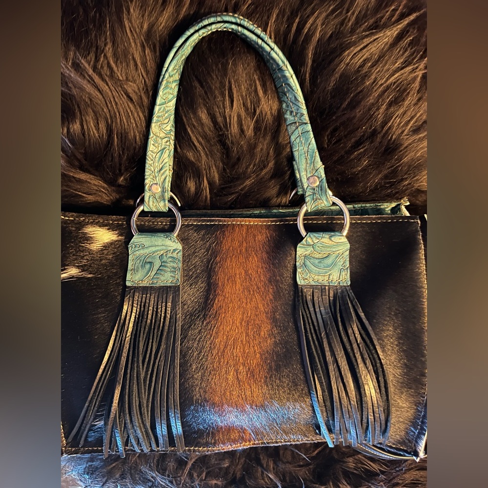Holy Cow Couture Cowhide Purse